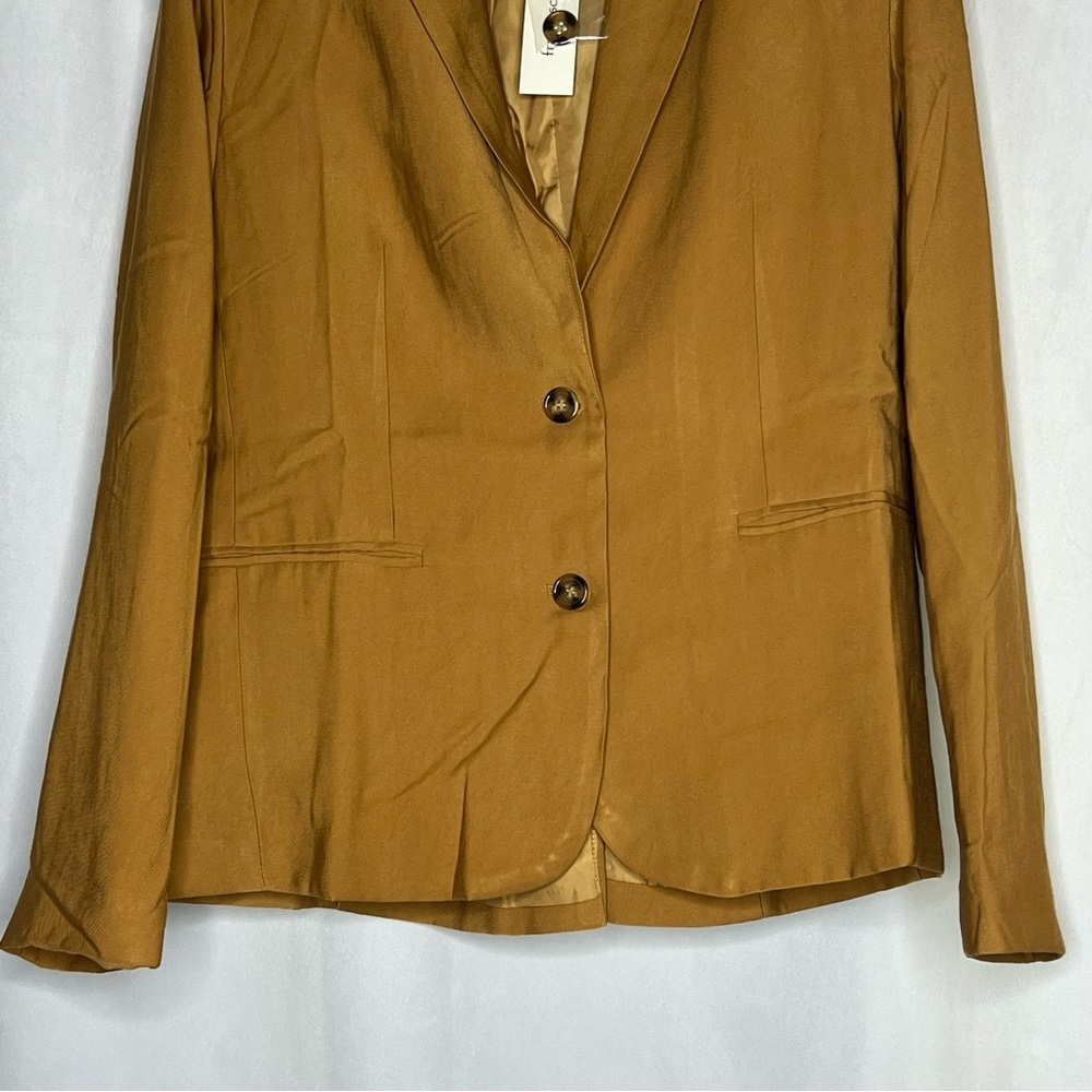 Miami Kenna Twill Blazer Women’s Size Medium Tan - Picture 4 of 12